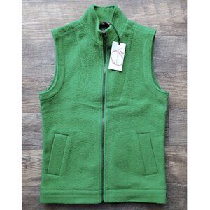 Opifici Casentinesi Green 100% Wool Vest | Made in Italy - IT 48